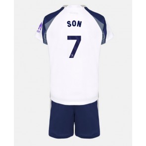 Tottenham Hotspur Son Heung-min #7 Hemmaställ Barn 2025-26 Kortärmad (+ Korta byxor)